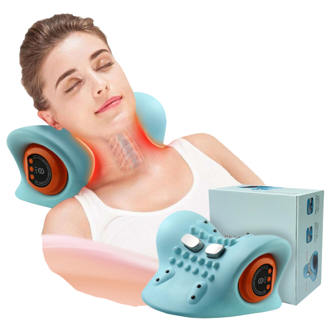 AlivioMax® - Masajeador de Cuello y Espalda para Aliviar Tensiones