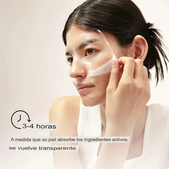 ColagenLift® - Mascarilla de hidrogel transparente que se absorbe en la piel en 3-4 horas.