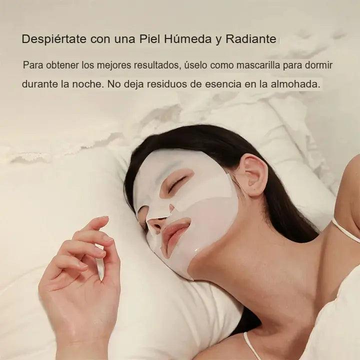 ColagenLift® - Mascarilla de hidrogel nocturna para una piel radiante y rejuvenecida.